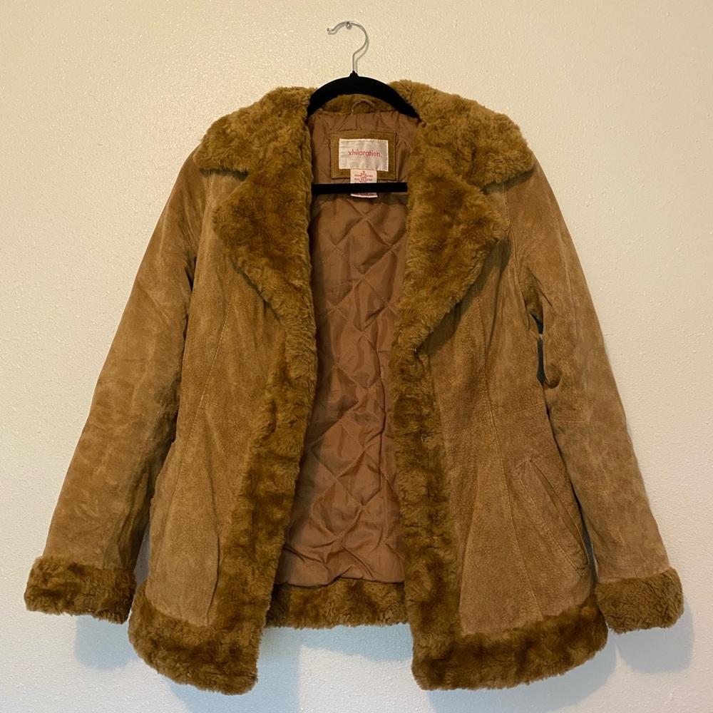 Xhilaration Y2K Faux Fur Coat